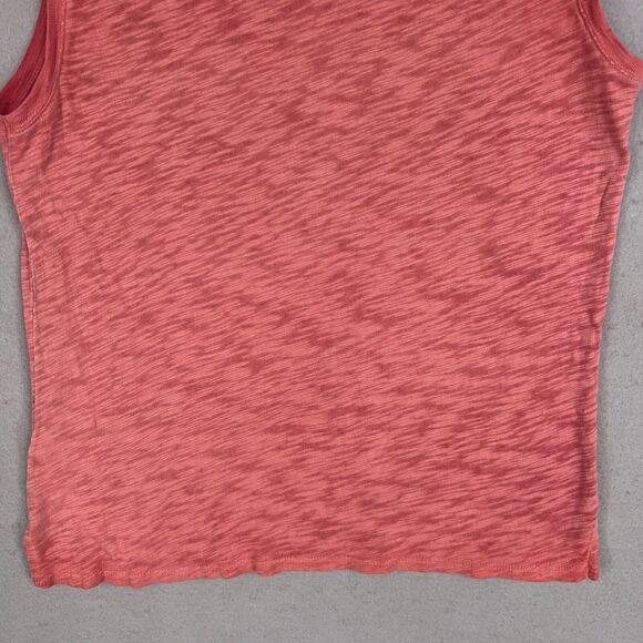 ATM Tank Womens Small Pink Red Heather Anthony Thomas Melillo Cotton Slub Jersey - Picture 6 of 13
